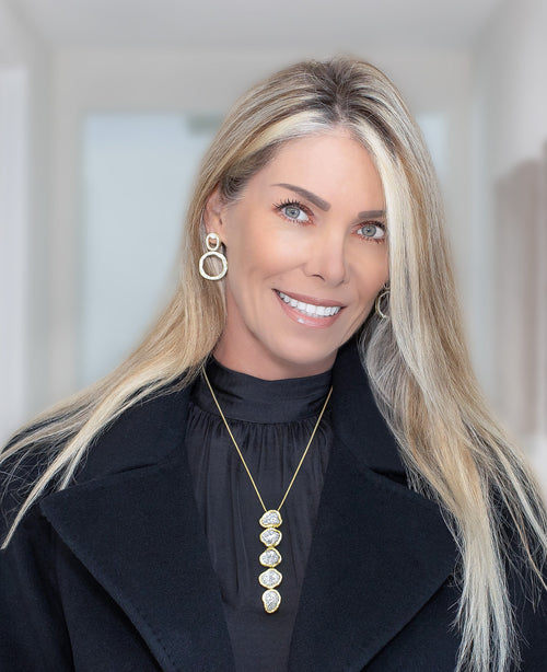 Open Circle Cascade Earrings - La Costa Organic Jewelry