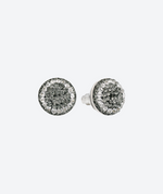 Dainty Round studs 2 tones