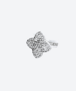 Dainty Flower Crystal Ring