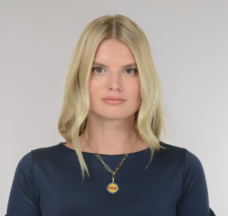 USA Medallion Necklace - La Costa Organic Jewelry