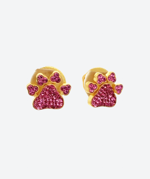 PAWsitive Stud Earrings - La Costa Organic Jewelry