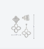 Dainty Flower Cascade Earrings