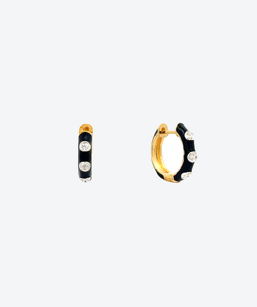 Huggie Hoops Earrings - La Costa Organic Jewelry