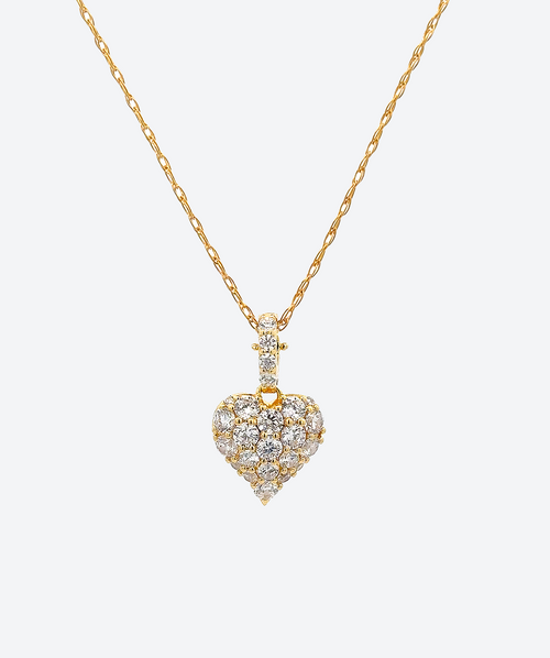 Brimming Heart Necklace - La Costa Organic Jewelry