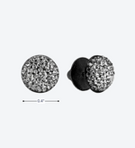 Dainty Crystal Round Studs