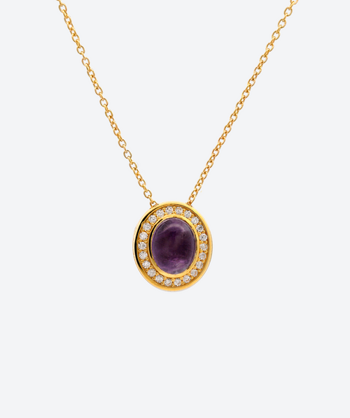 Gem Amulet Necklace - La Costa Organic Jewelry