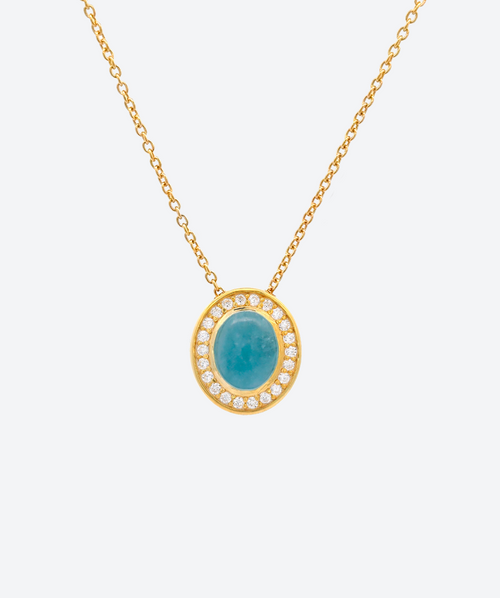 Gem Amulet Necklace - La Costa Organic Jewelry