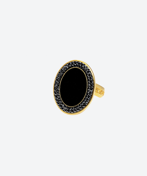 Oval Gem Ring - La Costa Organic Jewelry