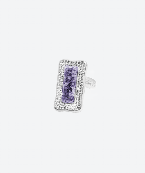 Rectangle Gem Ring - La Costa Organic Jewelry