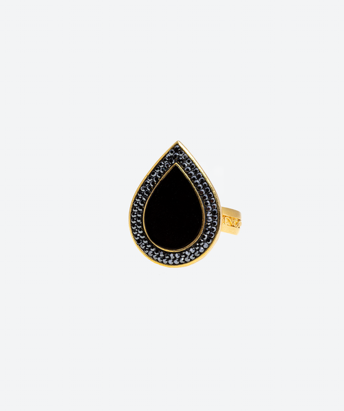Tear Gem Ring - La Costa Organic Jewelry