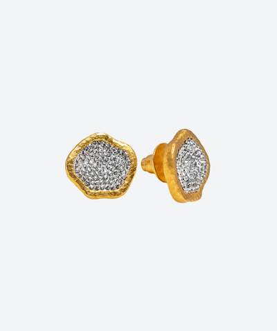 Geode Studs - La Costa Organic Jewelry