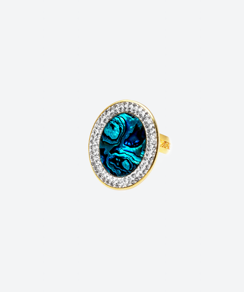 Oval Gem Ring - La Costa Organic Jewelry