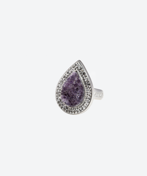 Tear Gem Ring - La Costa Organic Jewelry