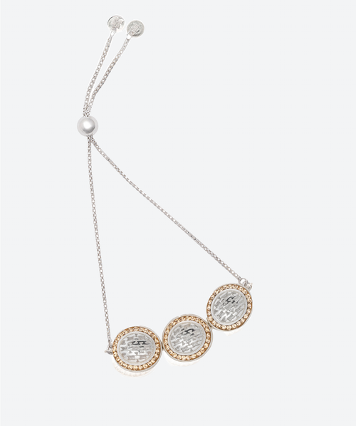 Vogue Slide Bracelet Gold / Silver - La Costa Organic Jewelry