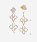 Flower Cascade Earrings