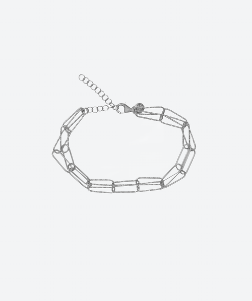 Link Bracelet Silver - La Costa Organic Jewelry