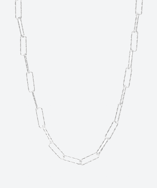19" Adjustable Link Chain Silver - La Costa Organic Jewelry