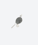 Love Game Tennis Charm - La Costa Organic Jewelry