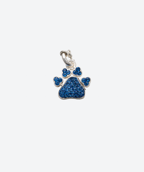 PAWsitive Charm Sapphire / Silver - La Costa Organic Jewelry