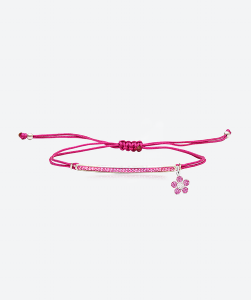 Flower Power Bar Slide Bracelet - La Costa Organic Jewelry