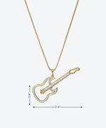 Guitar Rock Necklace - La Costa Organic Jewelry