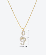 Music Rock Necklace - La Costa Organic Jewelry