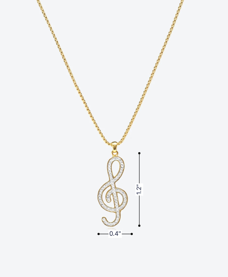 Music Rock Necklace - La Costa Organic Jewelry