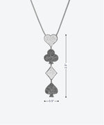 Winning Cards Necklace - La Costa Organic Jewelry