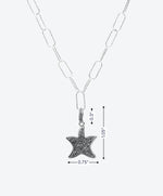 Brilliant Statement Starfish Charm Necklace - La Costa Organic Jewelry