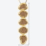 Geode 5 Cascade Necklace - La Costa Organic Jewelry