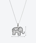 Elephant Charm & Sliding Chain - La Costa Organic Jewelry