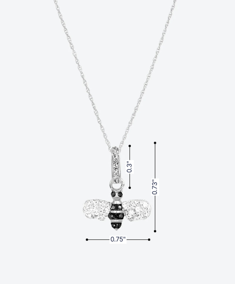 Brilliant BEEutiful Charm Necklace - La Costa Organic Jewelry