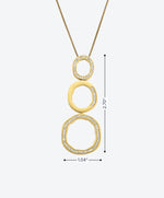 Semi Circle Cascade Necklace