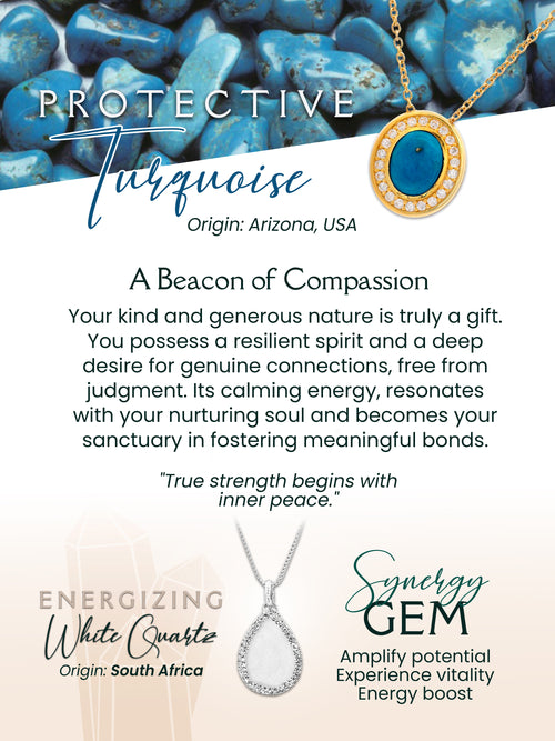 Stunning Gemstones Protective Turquoise - La Costa Organic Jewelry