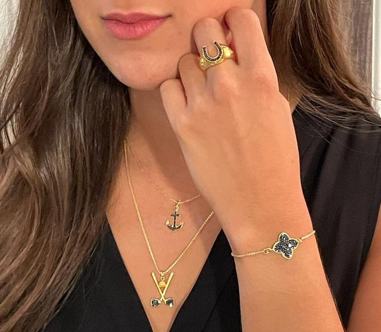 Dainty Flower Slide Bracelet - La Costa Organic Jewelry