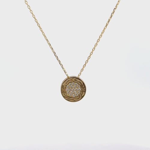 Blossom Halo Necklace - La Costa Organic Jewelry