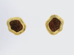 Geode Studs - La Costa Organic Jewelry