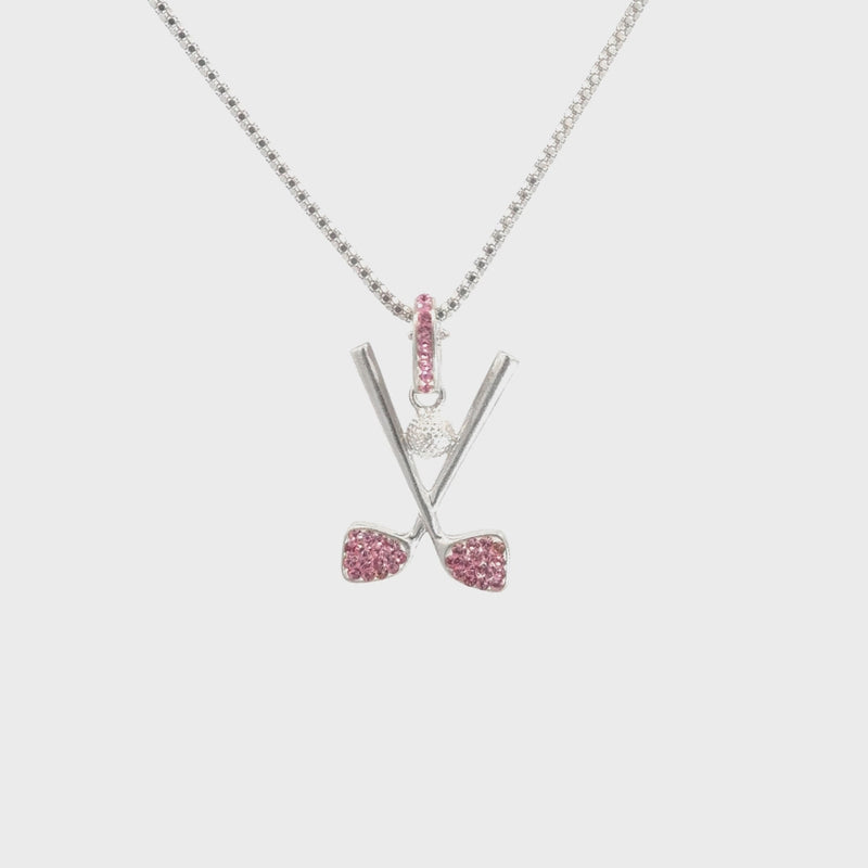 Brilliant PARfect Golf Charm Necklace - La Costa Organic Jewelry