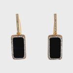 Dainty Rectangle Loop - La Costa Organic Jewelry