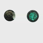 Round Gem Studs - La Costa Organic Jewelry