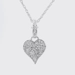 Brilliant Love Rules Heart Charm Necklace