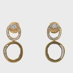 Dainty Semi Circle Cascade Earrings