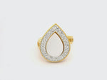 Dainty Tear Gem Ring