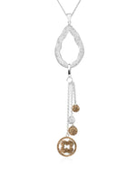 Tear & Tassel Necklace - La Costa Organic Jewelry