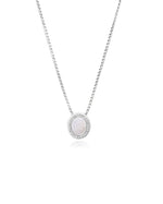 O Gem Tassel Pendant Necklace - La Costa Organic Jewelry