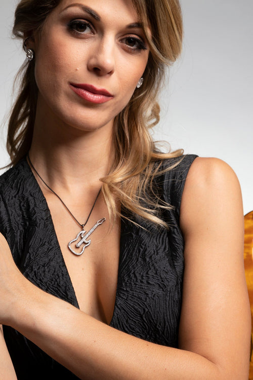 Guitar Rock Necklace - La Costa Organic Jewelry